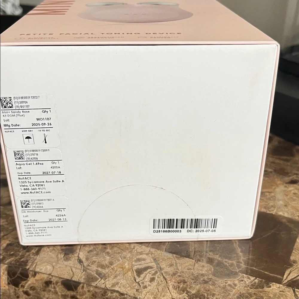NuFace Petite Facial Toning Device Starter Kit in Pink